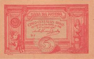 5 Centavos 5.4.1918